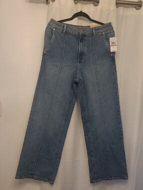 MICHAEL Michael Kors Light Blue Wide Leg Jeans